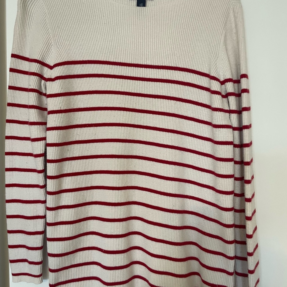 GAP Cream Ribbed Sweater